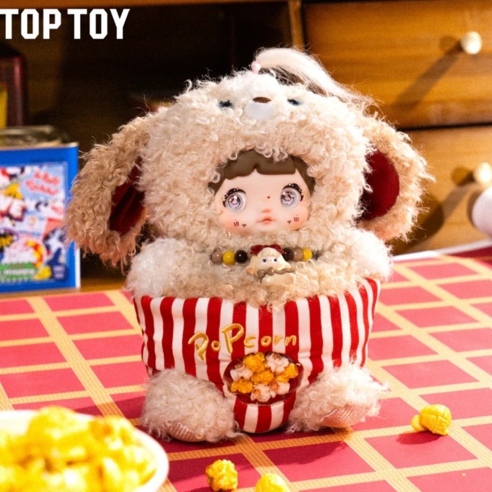 Nommi About The Childhood "Puppy Popcorn" Blue Bear Plush Blind Box x Top Toy